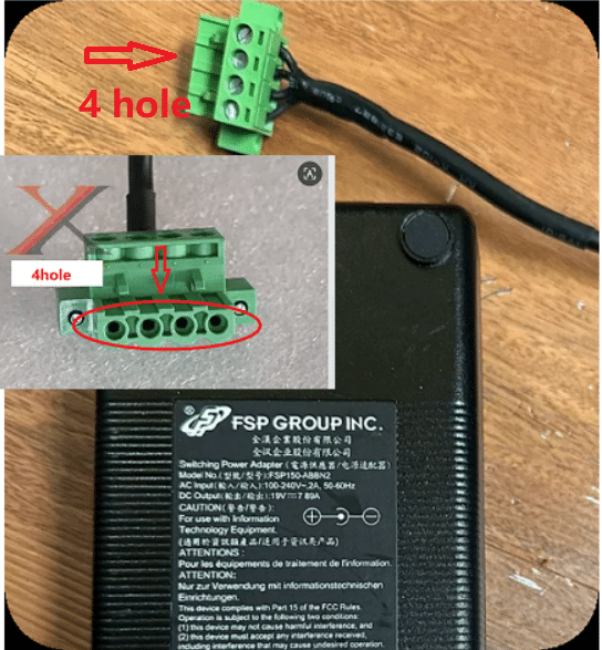 *Brand NEW* FSP FSP150-ABBN2 19V 7.89A 150W 4hole Power Adapter Power Supply